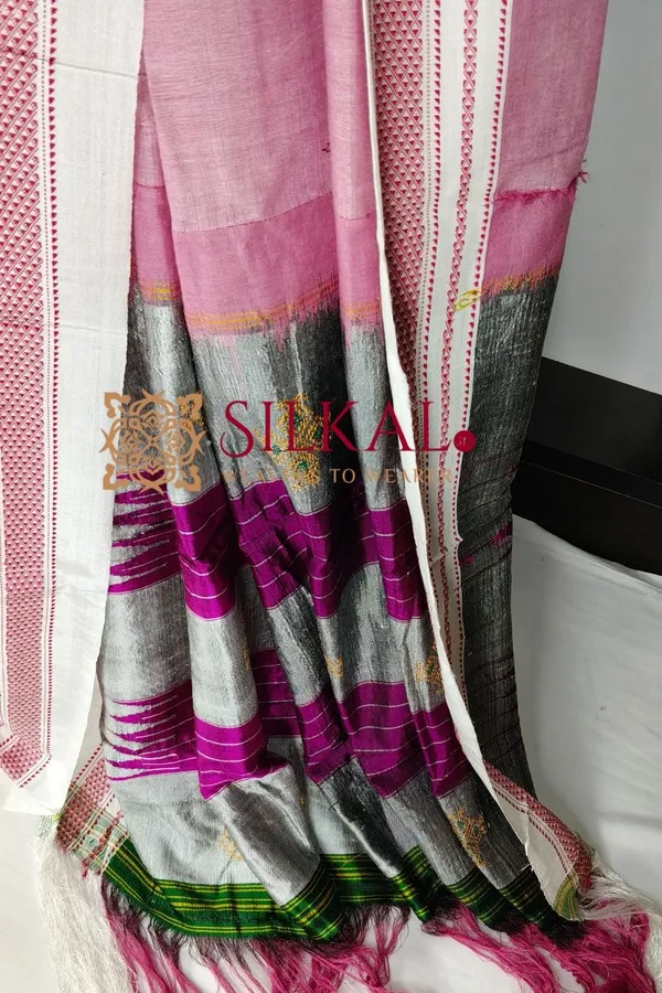 Ilkal_Handloom_Cotton_Silk_Kasuti__Chikki_Paras_Border_Saree_SKL03889