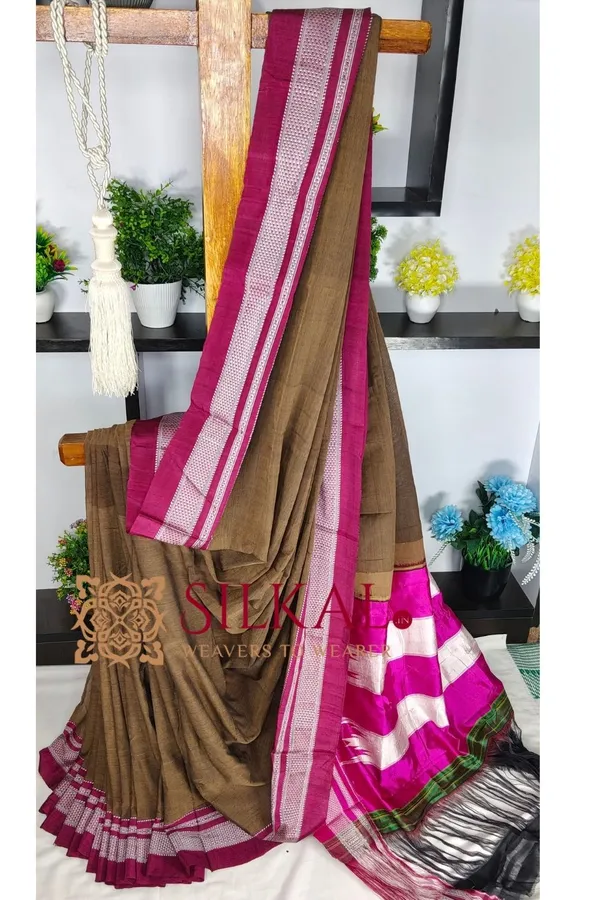 Ilkal_Handloom_Cotton_Silk_Saree_SKL04174