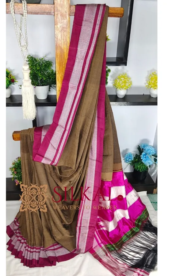 Ilkal_Handloom_Cotton_Silk_Saree_SKL04174