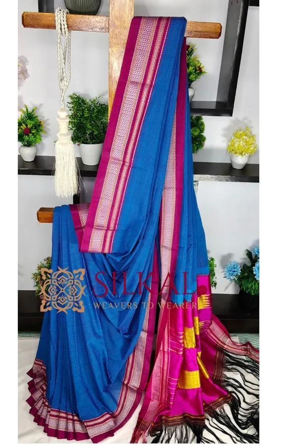 Ilkal_Handloom_Cotton_Silk_Saree_SKL04175