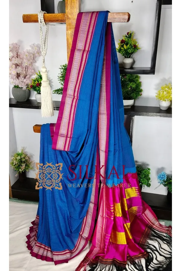 Ilkal_Handloom_Cotton_Silk_Saree_SKL04175