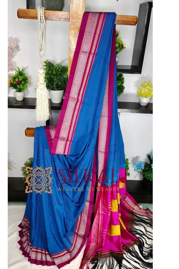 Ilkal_Handloom_Cotton_Silk_Saree_SKL04175