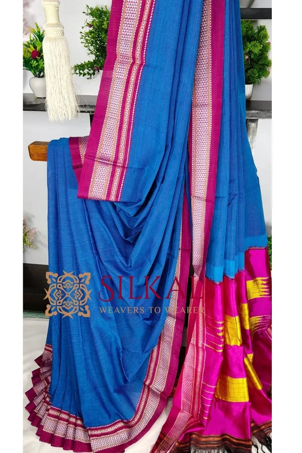 Ilkal_Handloom_Cotton_Silk_Saree_SKL04175