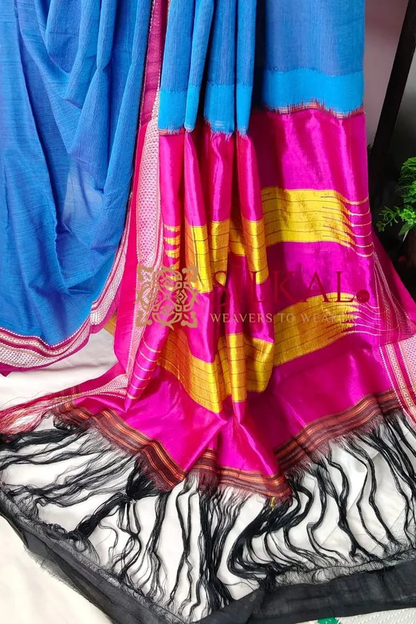 Ilkal_Handloom_Cotton_Silk_Saree_SKL04175