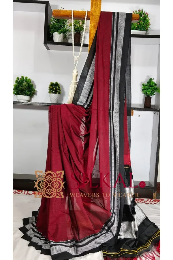 Ilkal_Handloom_Cotton_Silk_Saree_Saree_Code-_SKL03250
