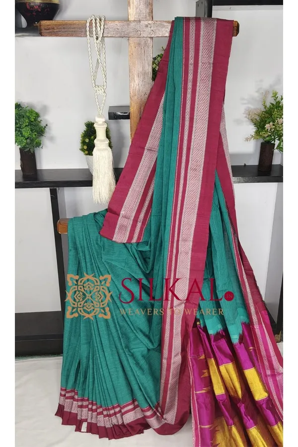Ilkal_Handloom_Cotton_Silk_Saree_Saree_Code-_SKL03606