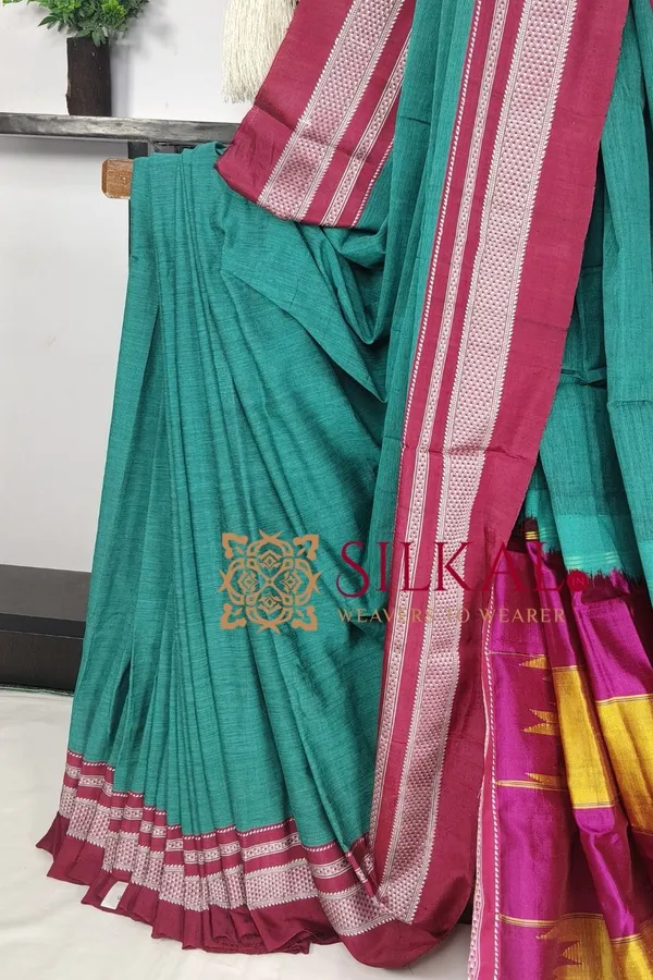 Ilkal_Handloom_Cotton_Silk_Saree_Saree_Code-_SKL03606