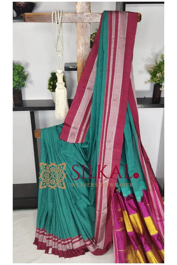 Ilkal_Handloom_Cotton_Silk_Saree_Saree_Code-_SKL03606