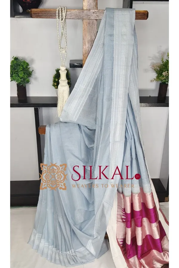 Ilkal_Handloom_Cotton_Silk_Saree_Saree_Code-_SKL03607