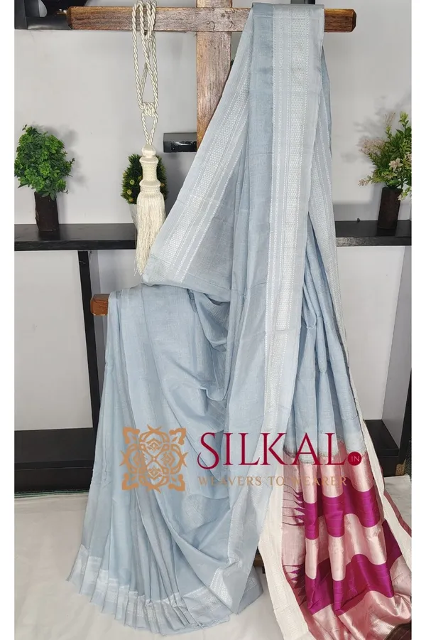 Ilkal_Handloom_Cotton_Silk_Saree_Saree_Code-_SKL03607