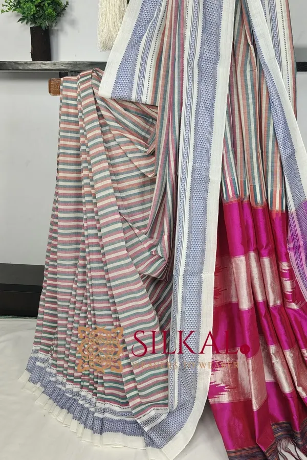 Ilkal_Handloom_Cotton_Silk_Saree_Saree_Code-_SKL03609