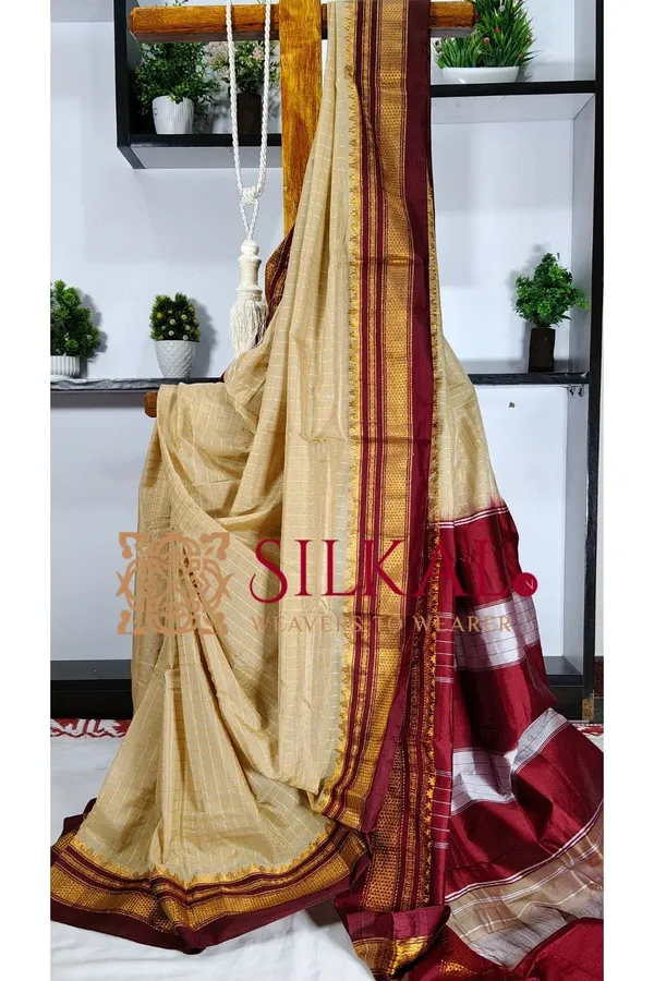 Ilkal_Handloom_Cotton_Silk_Saree_Saree_Code-_SKL3188