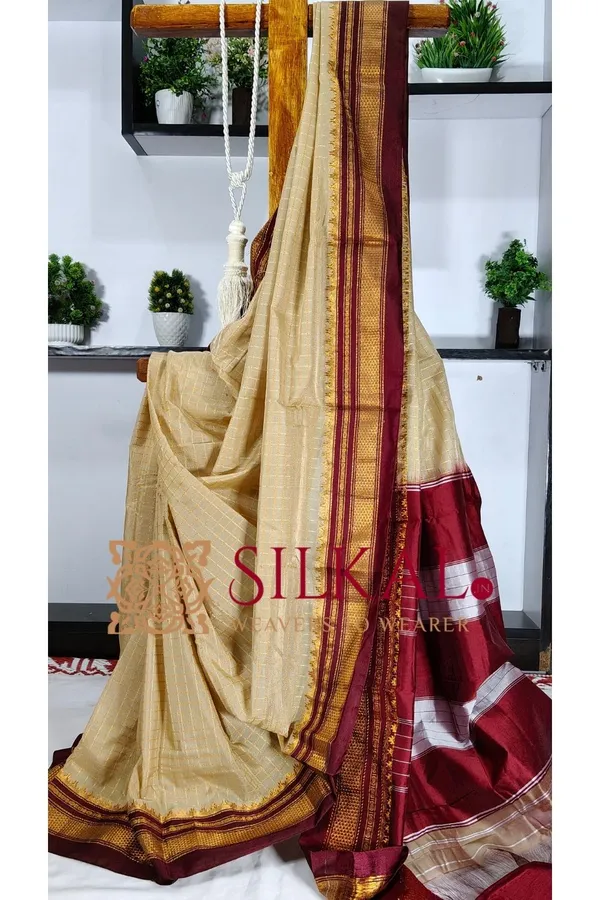 Ilkal_Handloom_Cotton_Silk_Saree_Saree_Code-_SKL3188