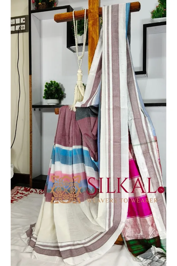 Ilkal_Handloom_Cotton_Silk_Saree_Saree_Code-_SKL3223