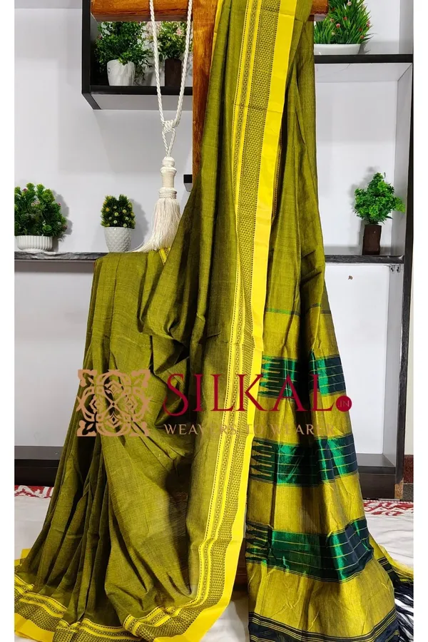Ilkal_Handloom_Cotton_Silk_Saree_Saree_Code-_SKL3226