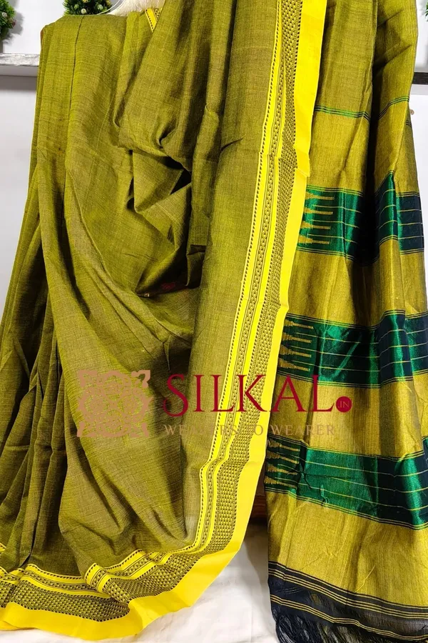 Ilkal_Handloom_Cotton_Silk_Saree_Saree_Code-_SKL3226