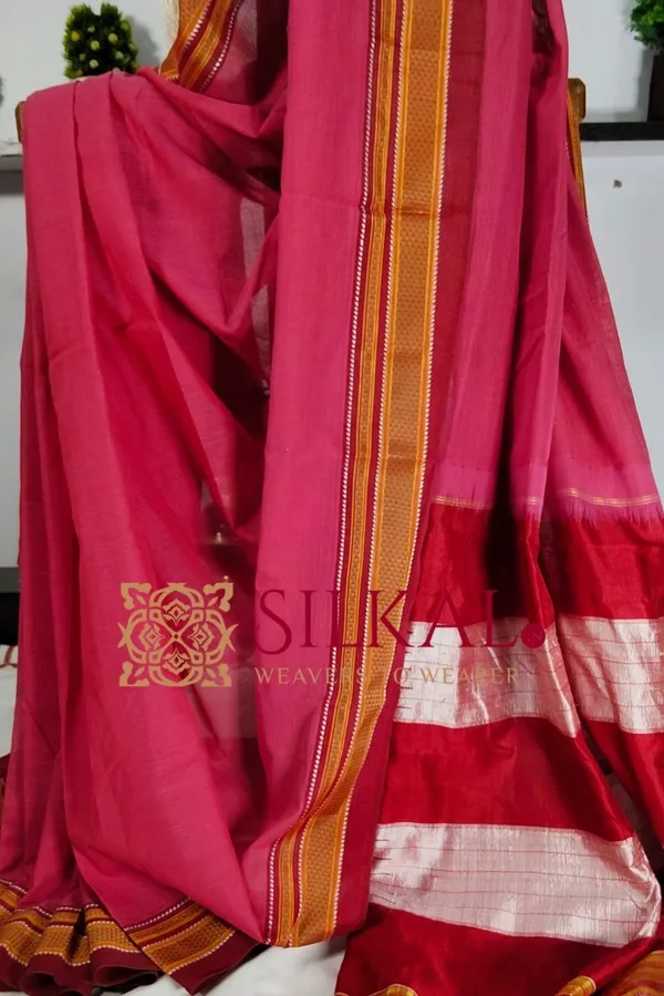 Ilkal_Handloom_Cotton_Silk_Saree_Saree_Code-_SKL3227