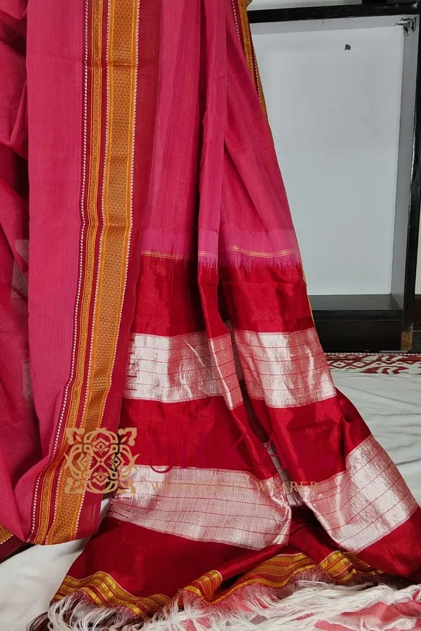 Ilkal_Handloom_Cotton_Silk_Saree_Saree_Code-_SKL3227