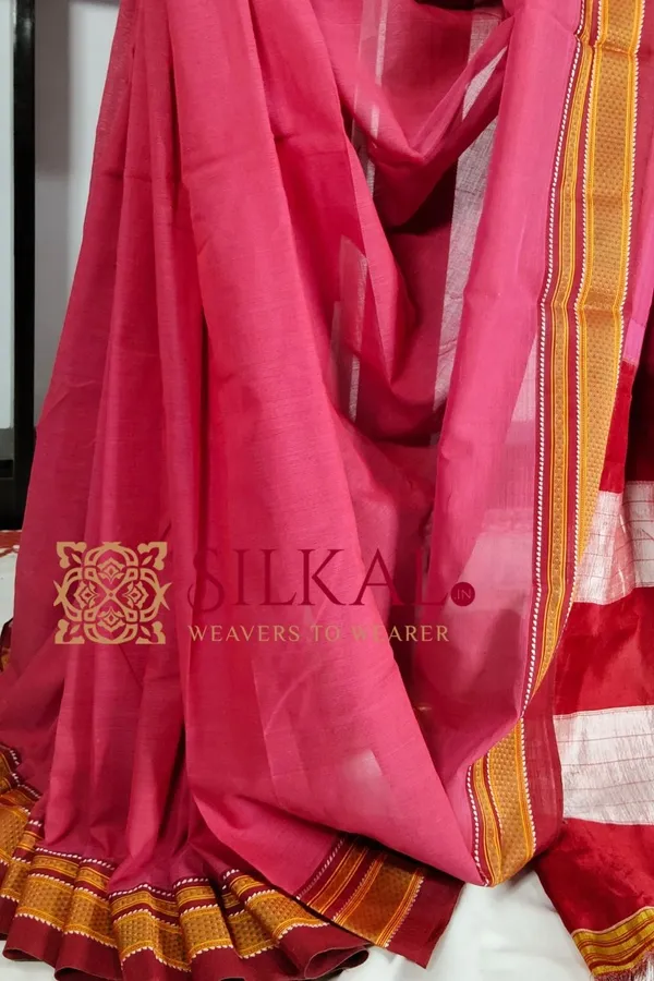 Ilkal_Handloom_Cotton_Silk_Saree_Saree_Code-_SKL3227