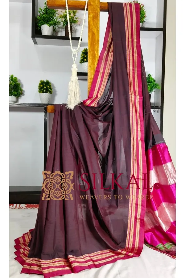Ilkal_Handloom_Cotton_Silk_Saree_Saree_Code-_SKL3240