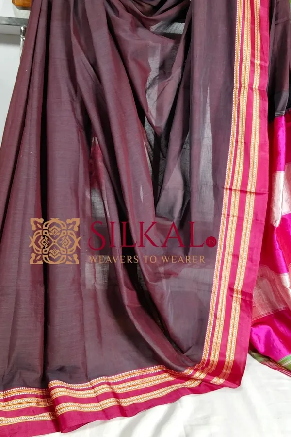 Ilkal_Handloom_Cotton_Silk_Saree_Saree_Code-_SKL3240
