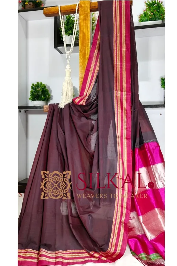 Ilkal_Handloom_Cotton_Silk_Saree_Saree_Code-_SKL3240