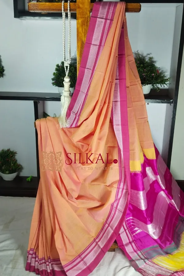 Ilkal_Handloom_Cotton_Silk_Special_Chikki_Border_Saree_Code-_SKL1829