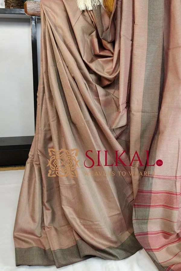 Ilkal_Handloom_Mercerised_Cotton_Stripe_Saree_SKL03405