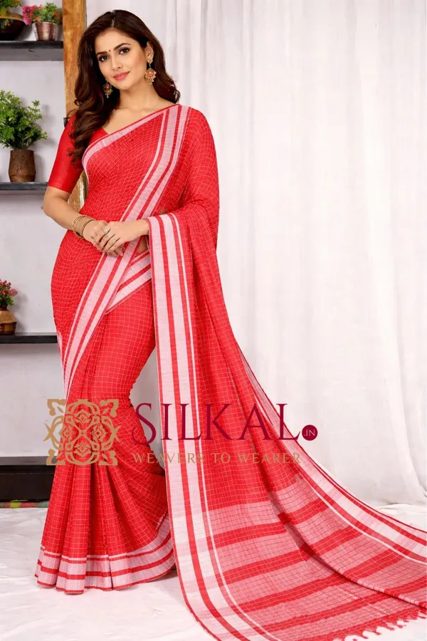 Ilkal_Handloom_Nauwari_Pure_Cotton_Saree_SKL03418