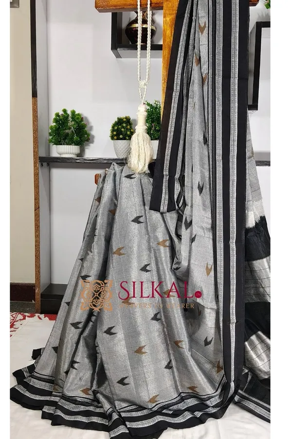 Ilkal_Handloom_Print_Viscose_Silk_Gayatri_Border_Saree_-_SKL3090