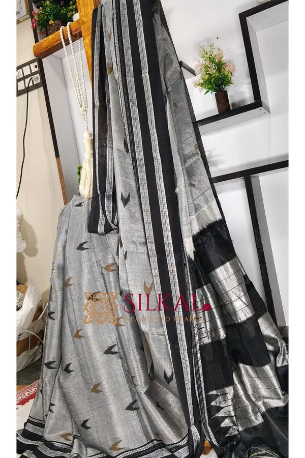 Ilkal_Handloom_Print_Viscose_Silk_Gayatri_Border_Saree_-_SKL3090
