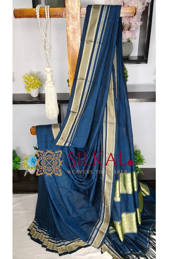 Ilkal_Handloom_Pure_Cotton_Light_Weight_Saree_SKL04213