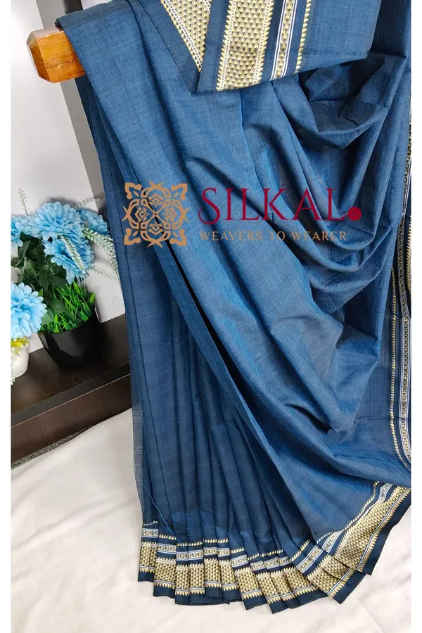 Ilkal_Handloom_Pure_Cotton_Light_Weight_Saree_SKL04213