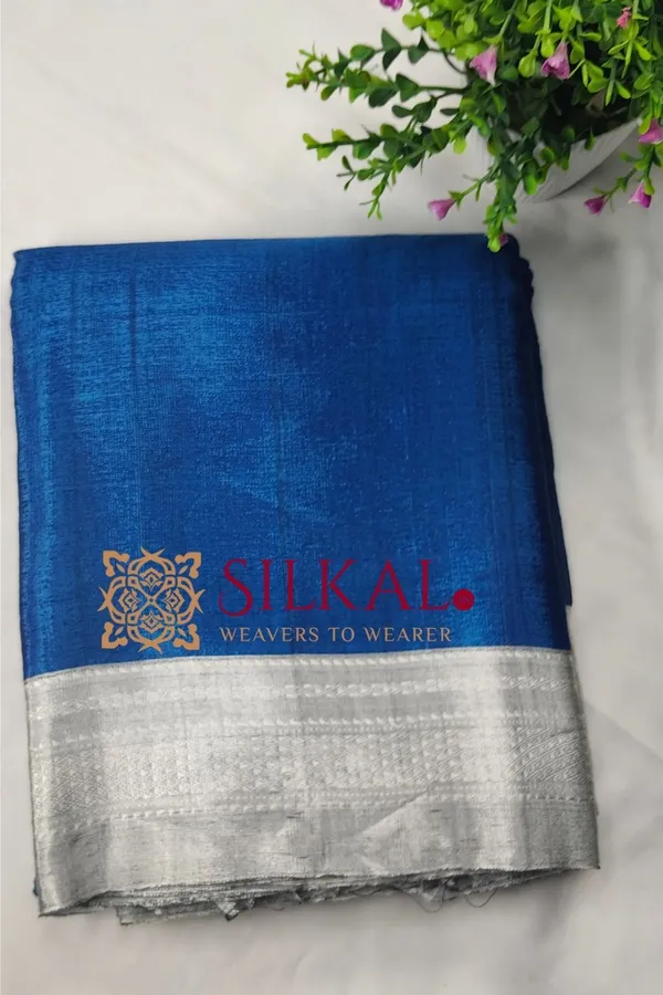 Ilkal_Handloom_Viscose_Cotton_Silk_Chikki_Paras_Border_Saree_SKL03697