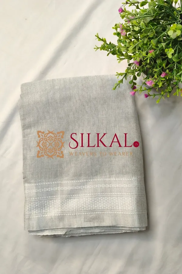 Ilkal_Handloom_Viscose_Cotton_Silk_Chikki_Paras_Border_Saree_SKL03763-1