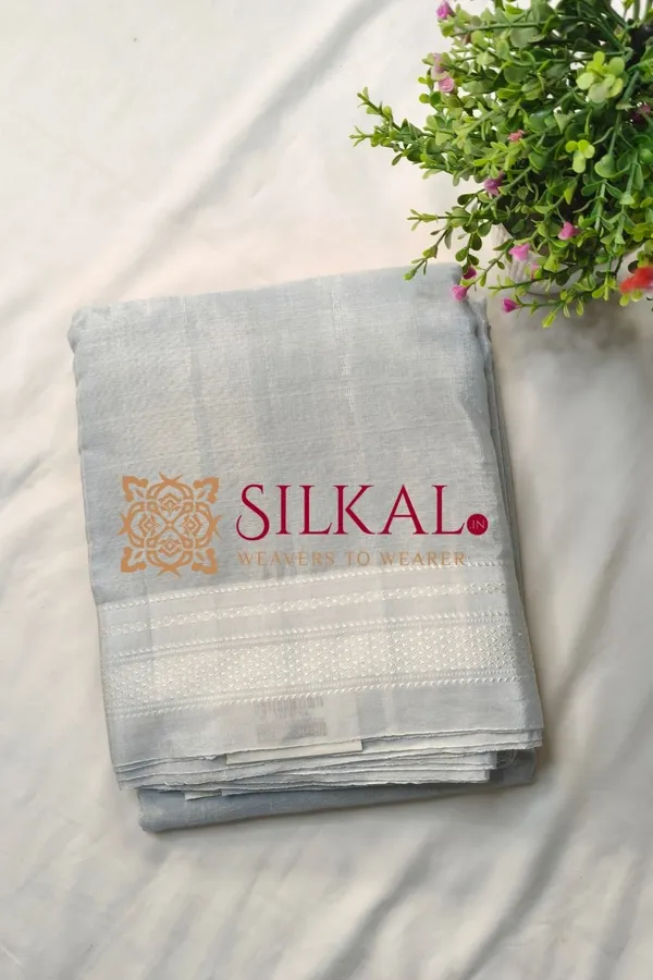 Ilkal_Handloom_Viscose_Cotton_Silk_Chikki_Paras_Border_Saree_SKL03764