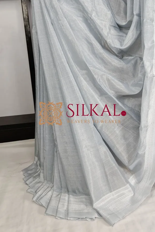 Ilkal_Handloom_Viscose_Cotton_Silk_Chikki_Paras_Border_Saree_SKL03764