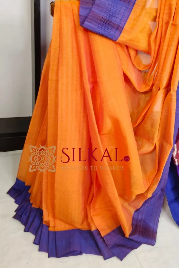 Ilkal_Handloom_Viscose_Cotton_Silk_Chikki_Paras_Border_Saree_SKL03832