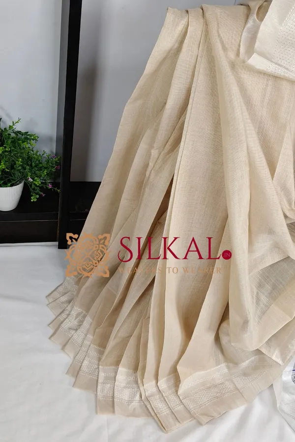 Ilkal_Handloom_Viscose_Cotton_Silk_Chikki_Paras_Border_Saree_SKL04074