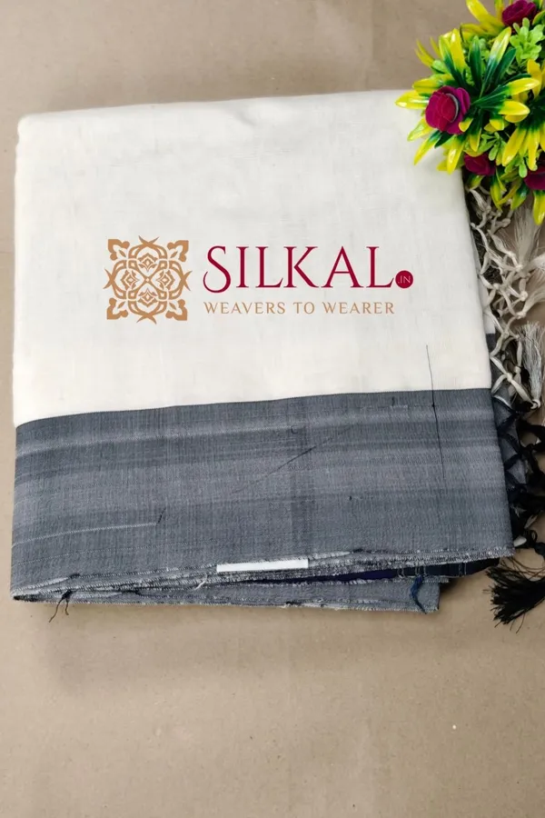 Ilkal_Handloom_Viscose_Cotton_Silk_Chikki_Paras_Border_Saree_SKL04224
