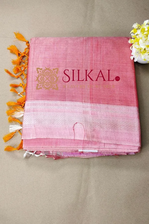 Ilkal_Handloom_Viscose_Cotton_Silk_Chikki_Paras_Border_Saree_SKL04226