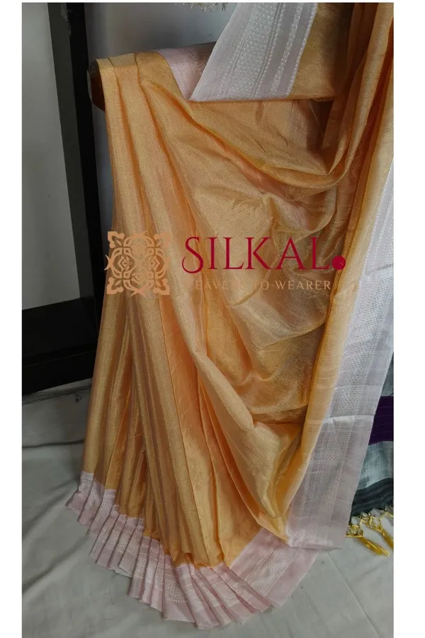 Ilkal_Handloom_Viscose_Cotton_Silk_Chikki_Paras_Border_Saree_SKL04231