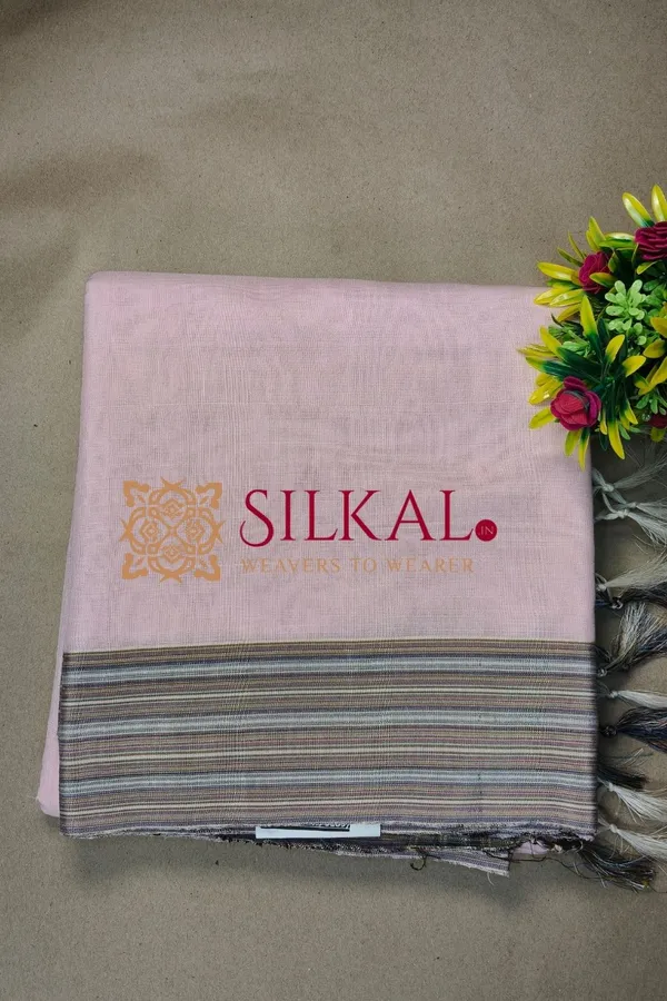 Ilkal_Handloom_Viscose_Cotton_Silk_Chikki_Paras_Border_Saree_SKL04234