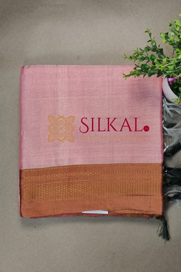 Ilkal_Handloom_Viscose_Cotton_Silk_Chikki_Paras_Border_Saree_SKL04236