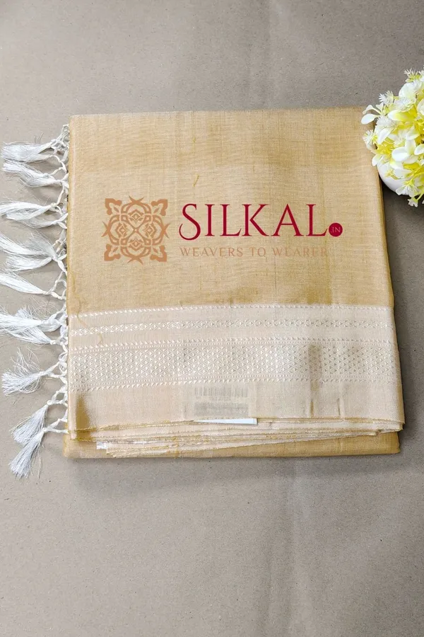 Ilkal_Handloom_Viscose_Cotton_Silk_Chikki_Paras_Border_Saree_SKL04238
