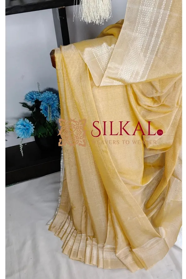 Ilkal_Handloom_Viscose_Cotton_Silk_Chikki_Paras_Border_Saree_SKL04238