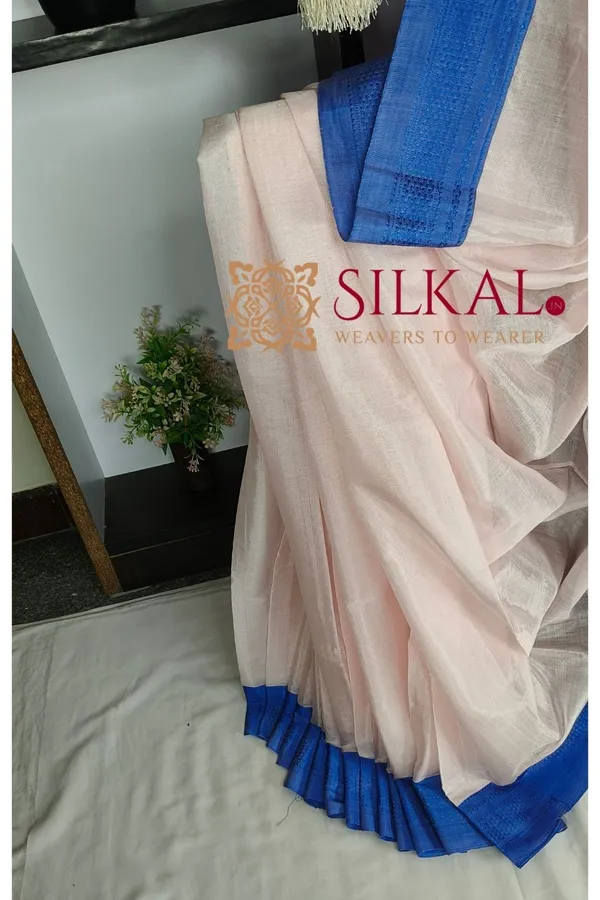 Ilkal_Handloom_Viscose_Cotton_Silk_Chikki_Paras_Border_Saree_SKL04240