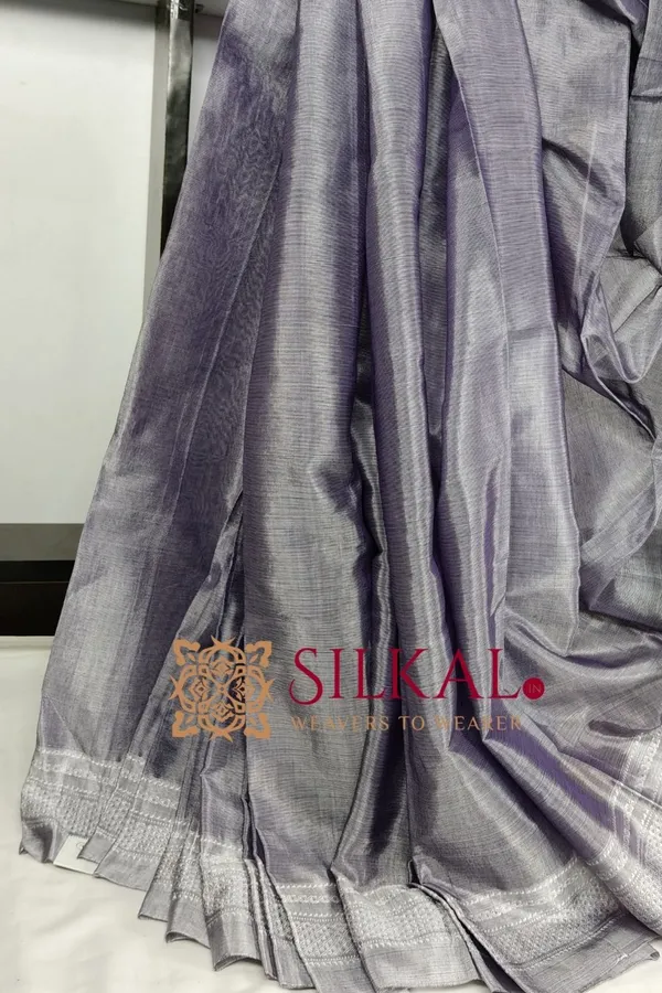 Ilkal_Handloom_Viscose_Cotton_Silk_Chikki_Paras_Border_Saree_Saree_Code-_SKL03511