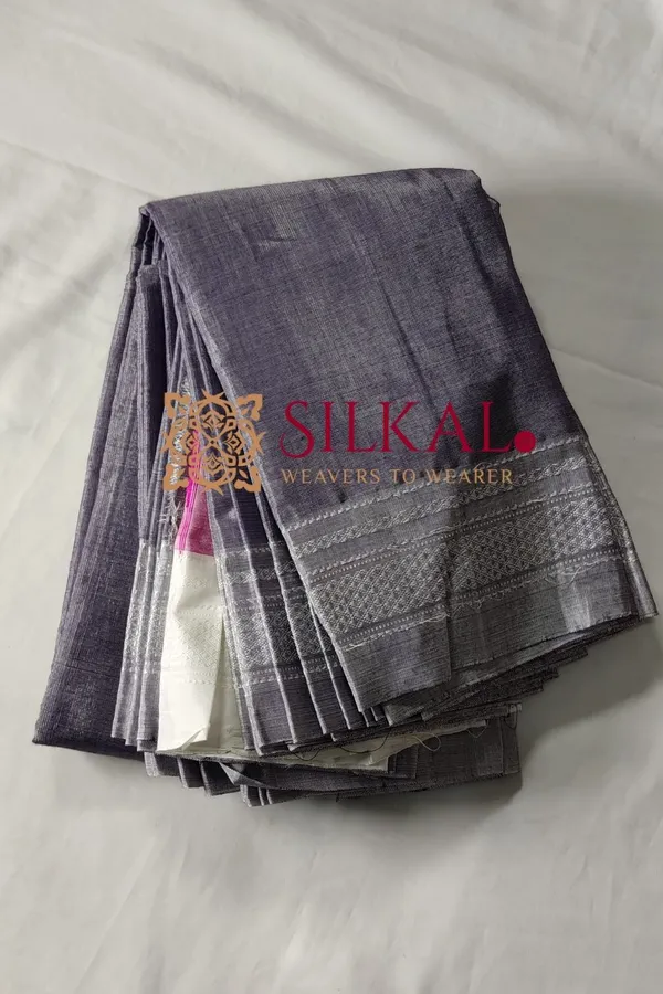 Ilkal_Handloom_Viscose_Cotton_Silk_Chikki_Paras_Border_Saree_Saree_Code-_SKL03511