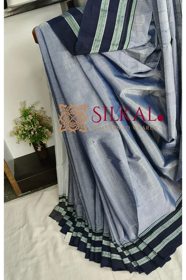 Ilkal_Handloom_Viscose_Cotton_Silk_Gayatri_Border_Saree-SKL04253